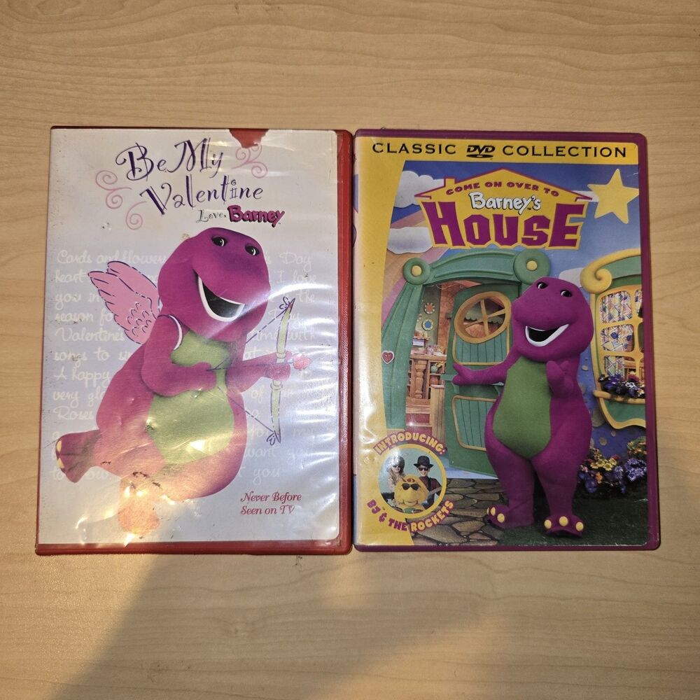 Come On Over to Barney’s House Be My Valentine Love Barney Dvd
